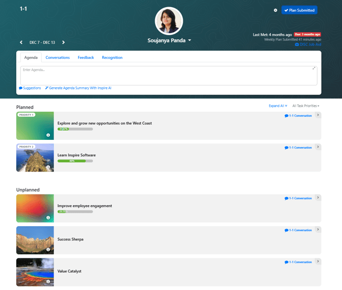 1-1 overview_1-1 conversations