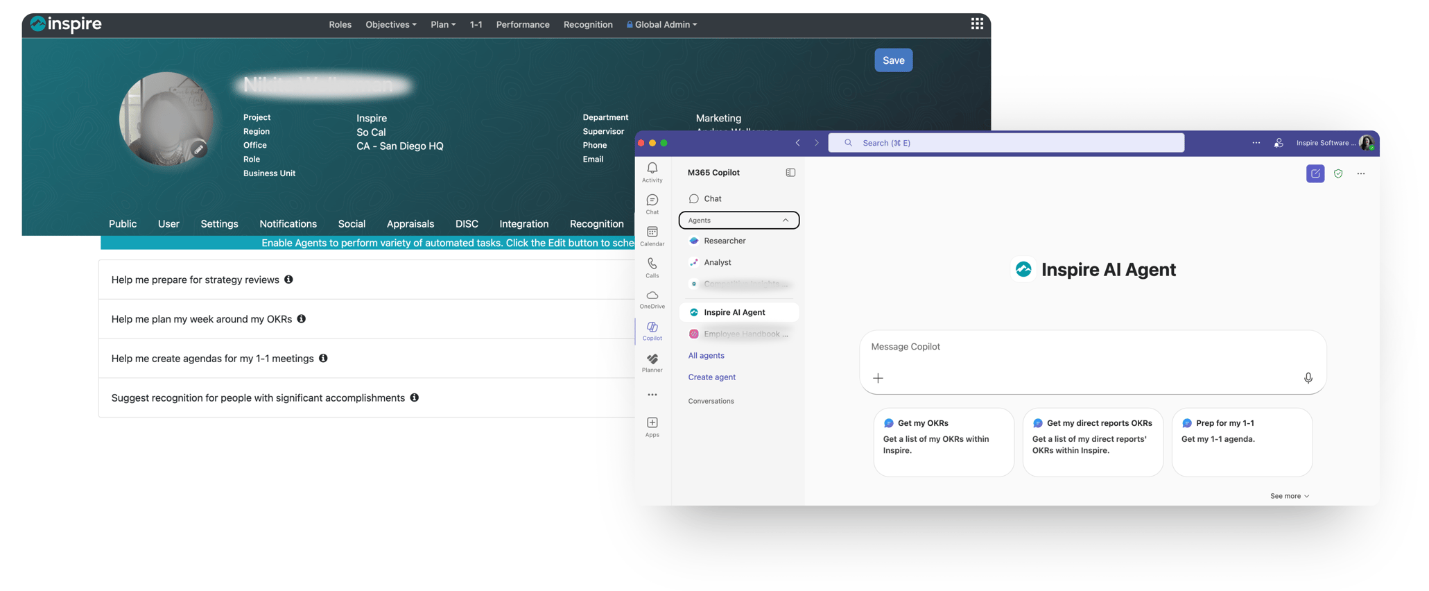 Inspire AI Agents Overview (BETA Version)