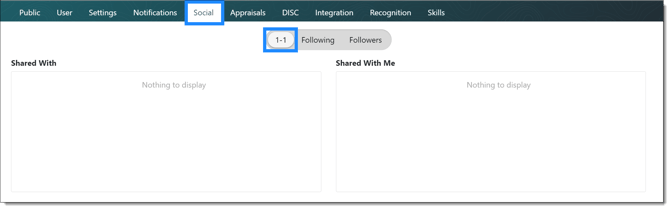 Managed Shared 1-1s - profi;e page
