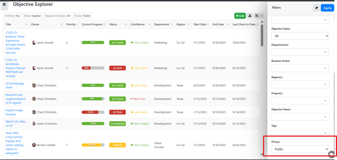 Privacy_Objective Explorer