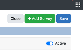 Save and Activate Survey Set