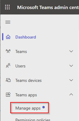 Teams - Manage Apps