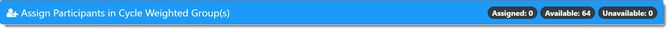 _Participants - Assign participants in cycle weighted groups